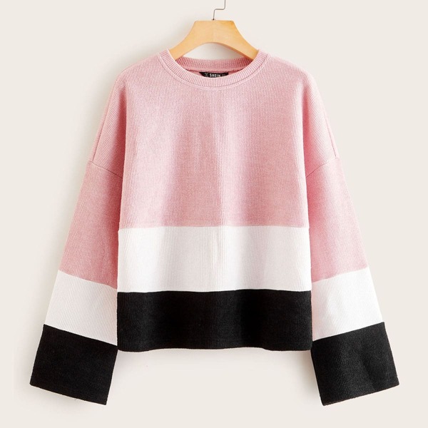 

Colorblock Drop Shoulder Tee, Multicolor