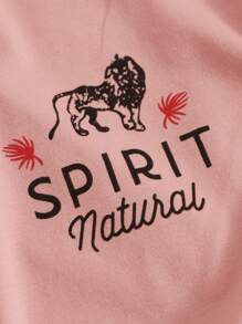 SHEIN 短袖t恤和拼接側接縫慢跑者套裝 - 彩色 - 查看 4