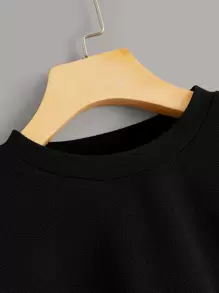 SHEIN LUNE 拼接亮片拼接套頭衫 - 彩色 - 查看 3