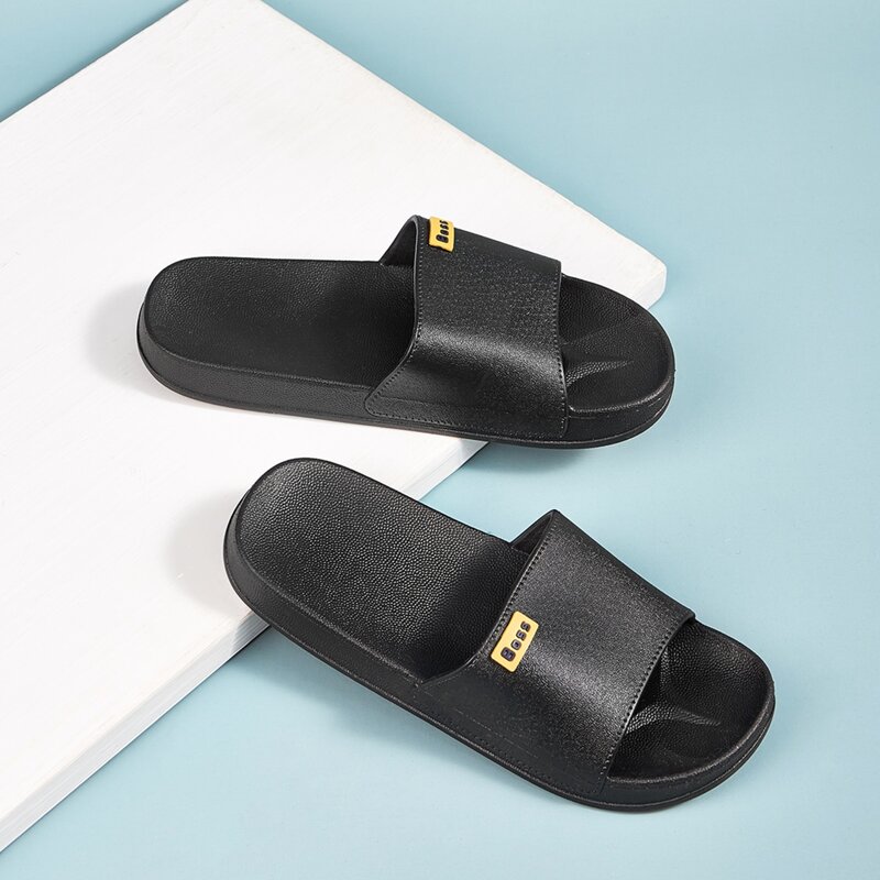

Letter Graphic Wide Fit Sliders, Black