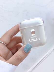 Letter Graphic AirPods Box Protector - Clear - View 2