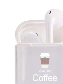 Letter Graphic AirPods Box Protector - Clear - View 3