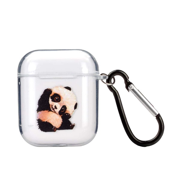 

Panda Print Airpods Case With Hook