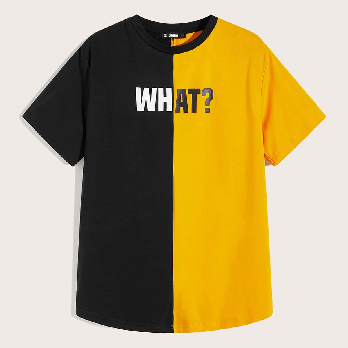 

Guys Letter Graphic Color Block Tee, Multicolor