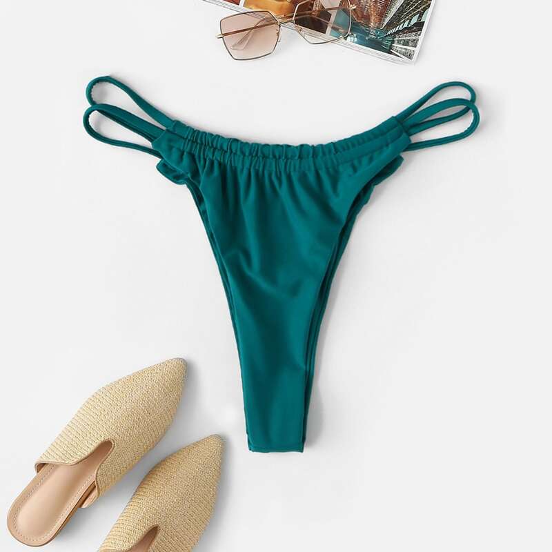

High Cut Bikini Panty, Green