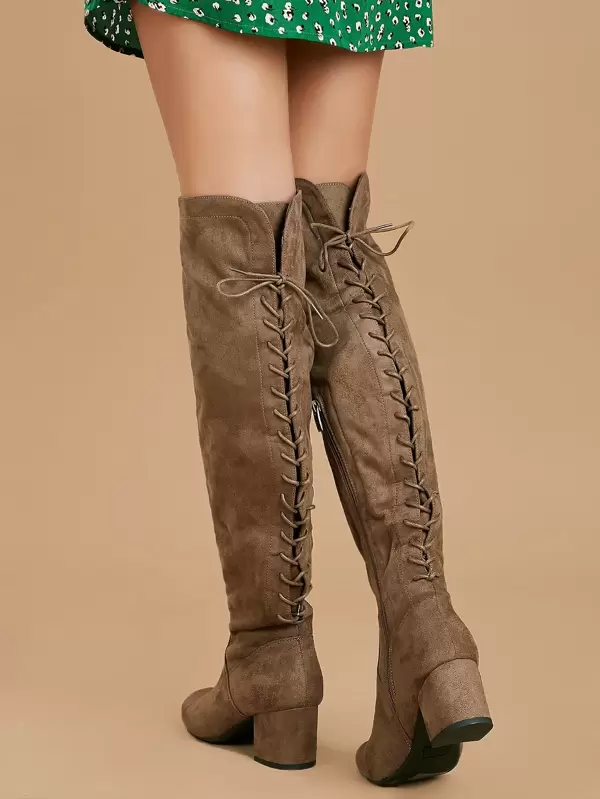 shein thigh high boots