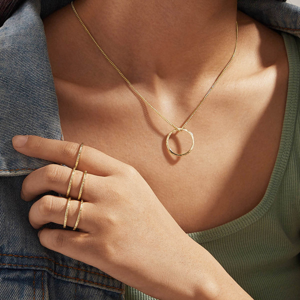 

Ring Charm Necklace 1pc
