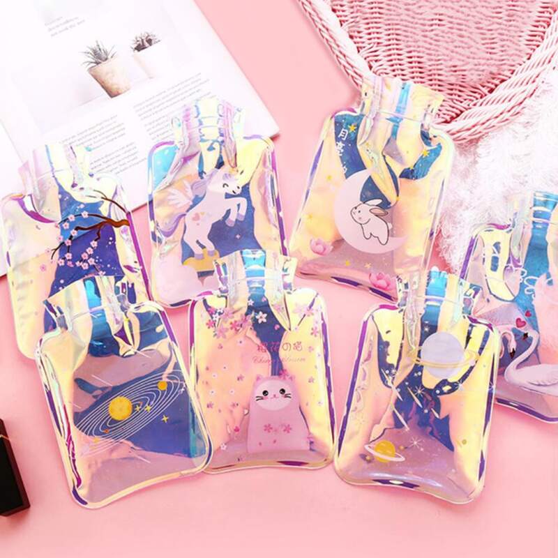 

Iridescent Random Cartoon & Floral Pattern Hot Water Bag