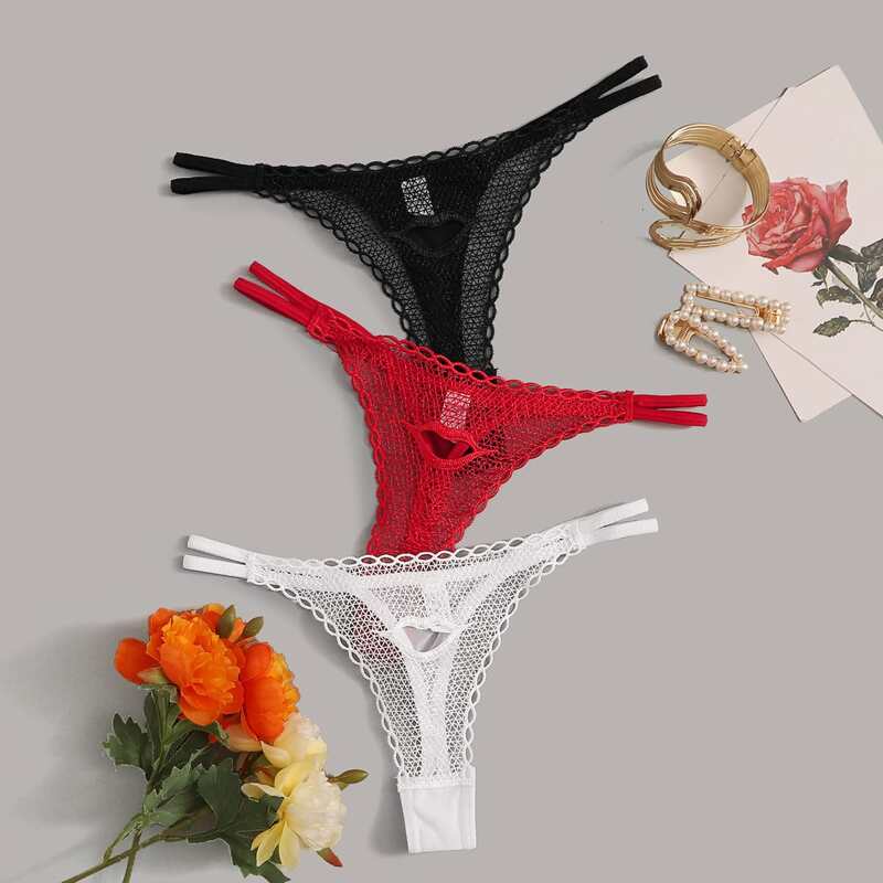 

3pack Mesh Panty Set, Multicolor