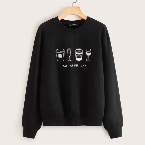 

Mixed Print Pullover