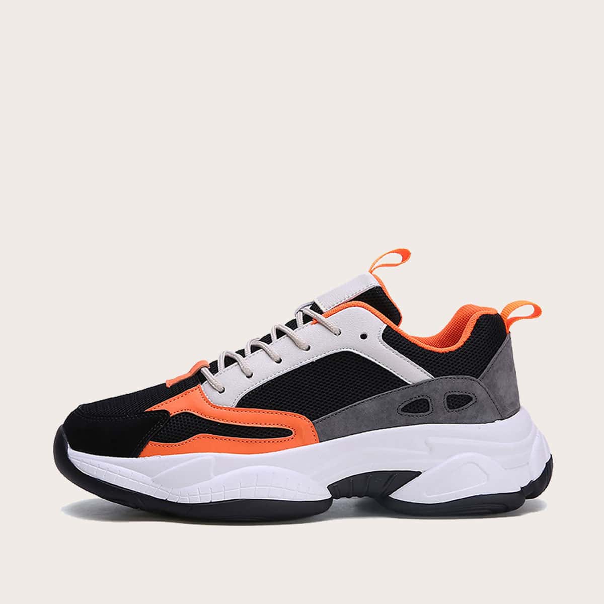 

Guys Lace-up Front Chunky Sneakers, Multicolor