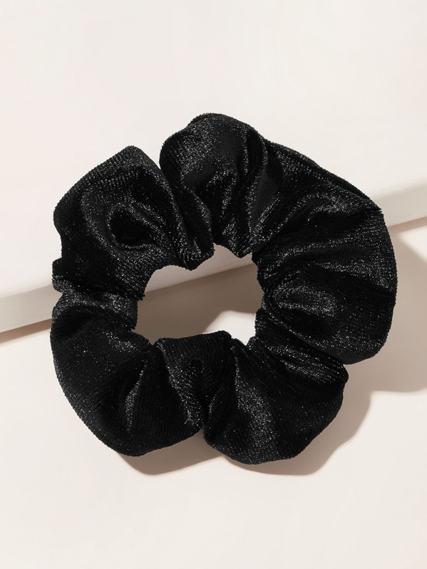 

Simple Velvet Scrunchie, Black