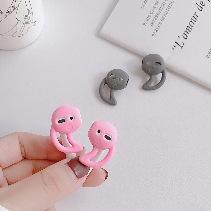 

1pair Silicone Airpods Anti-slip Cover, Multicolor