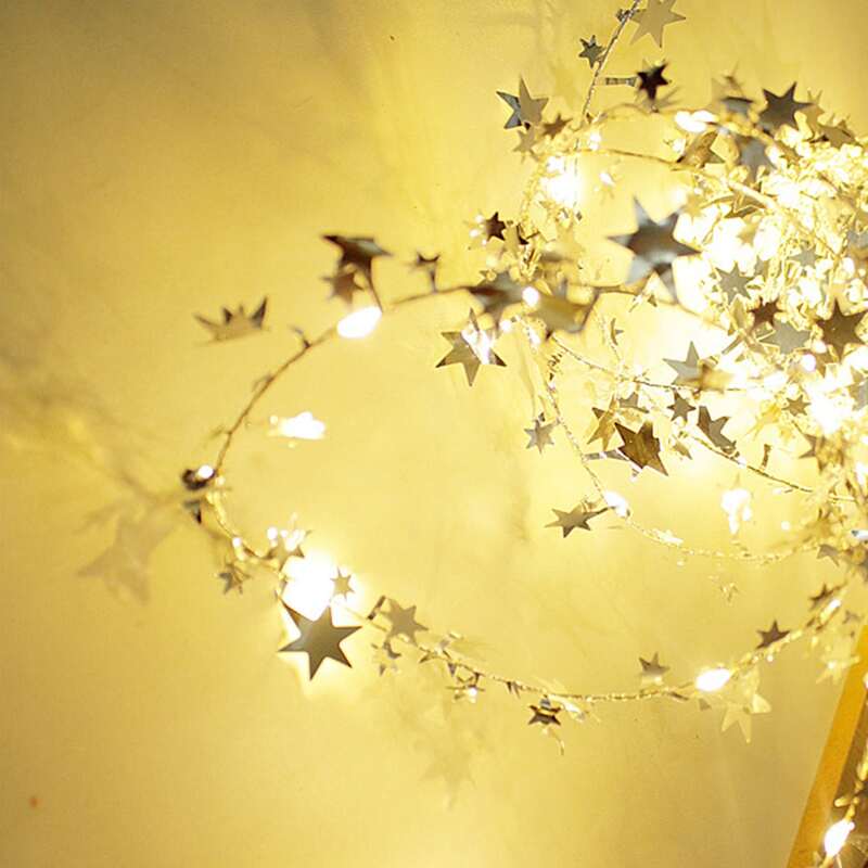 

3M Star Decorative String Light, Gold