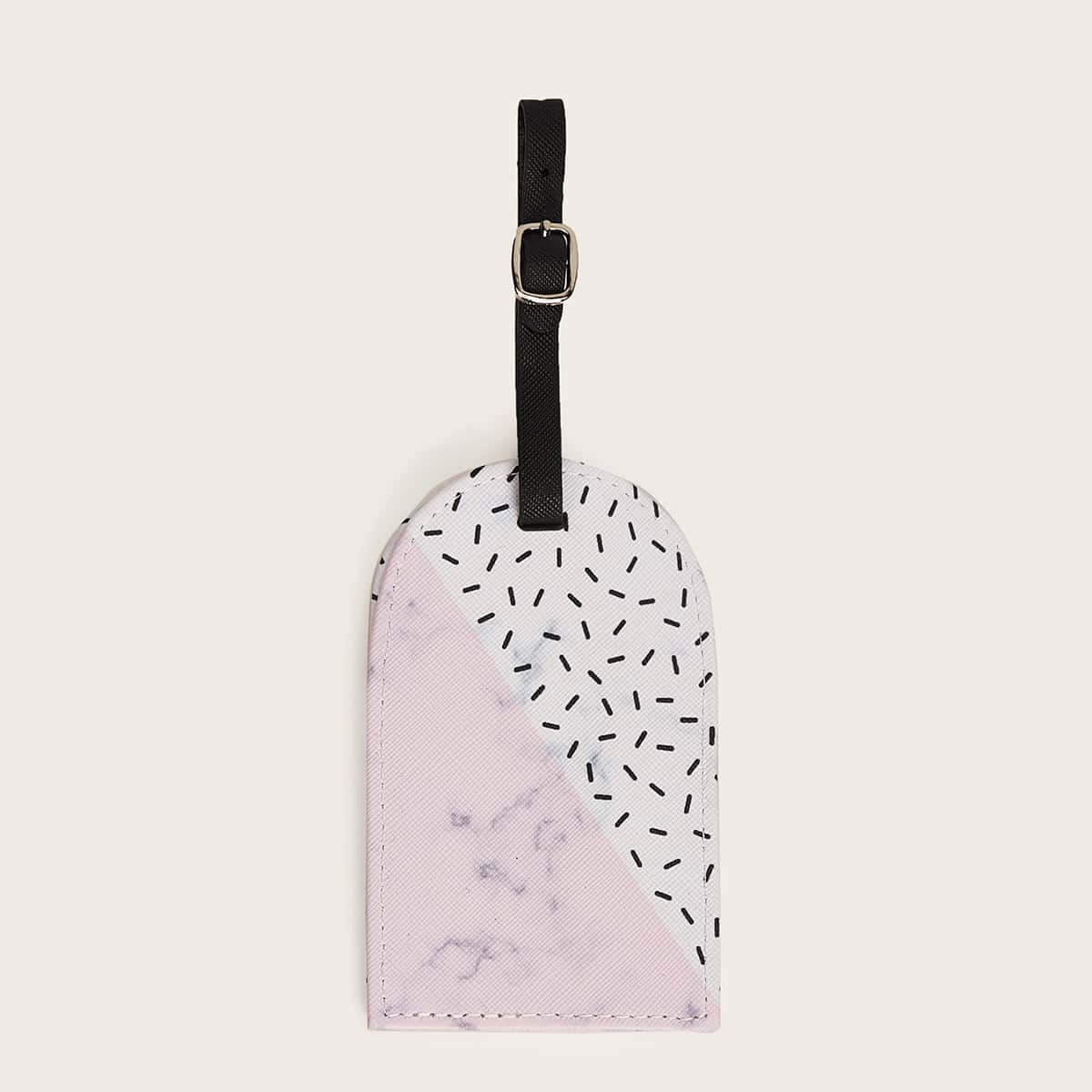 

Marble Print Card Holder, Multicolor