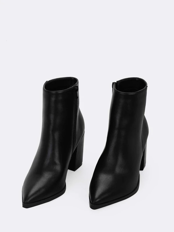 vegan white booties