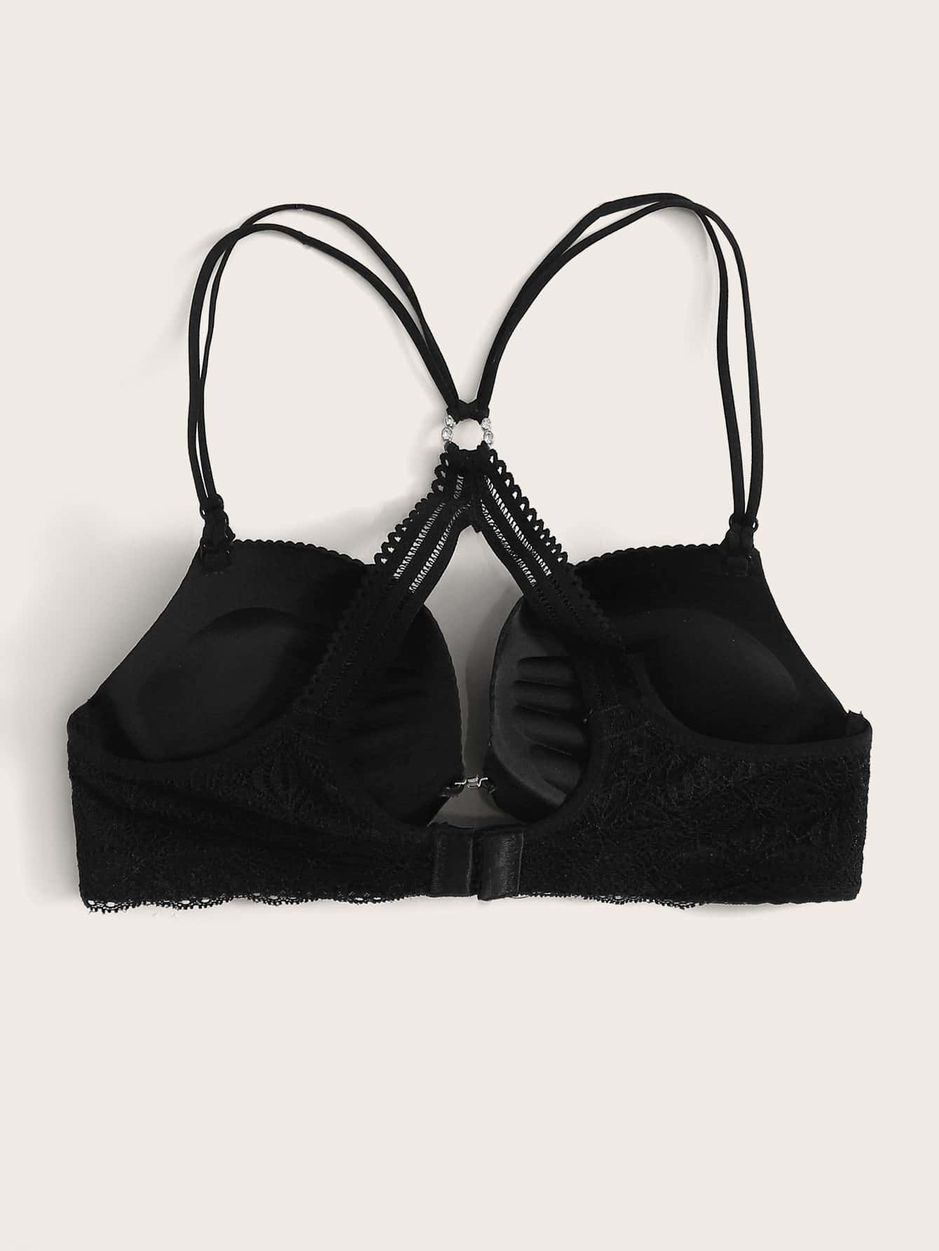 Our Double Strap Criss Cross Back Bra is such a vibe ROMWE