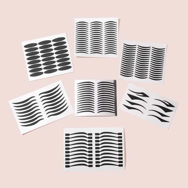 

7sheet Eyeliner Sticker, Black