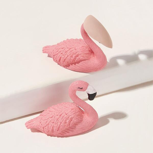 

2pcs Swan Design Manicure Holder, Pink