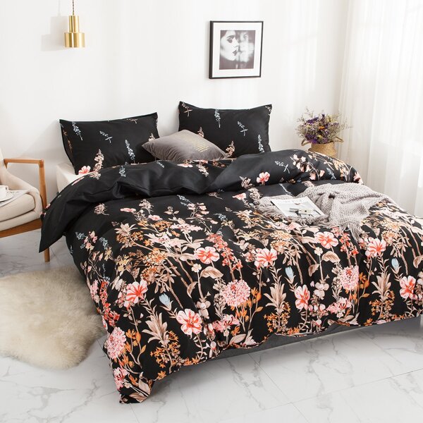 

Floral Print Sheet Set, Multicolor