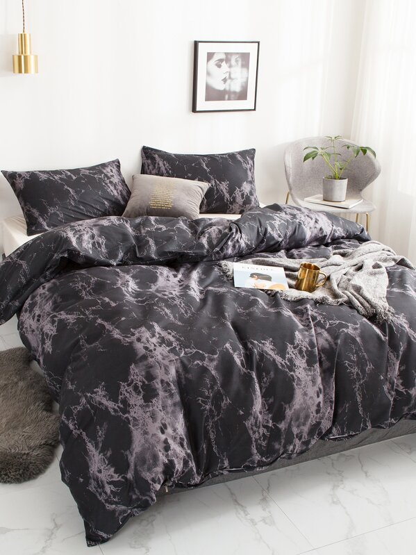 

Marble Pattern Sheet Set, Black