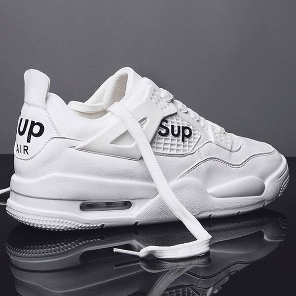 

Men Letter Graphic Lace-up Sneakers