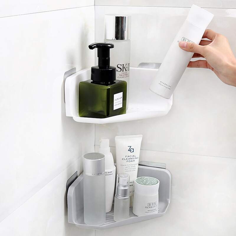 

1pc Wall Mount Storage Rack, Multicolor