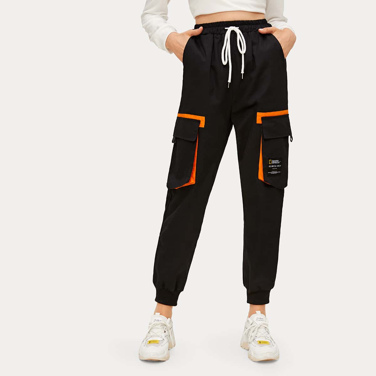 

Black Cargo Pants