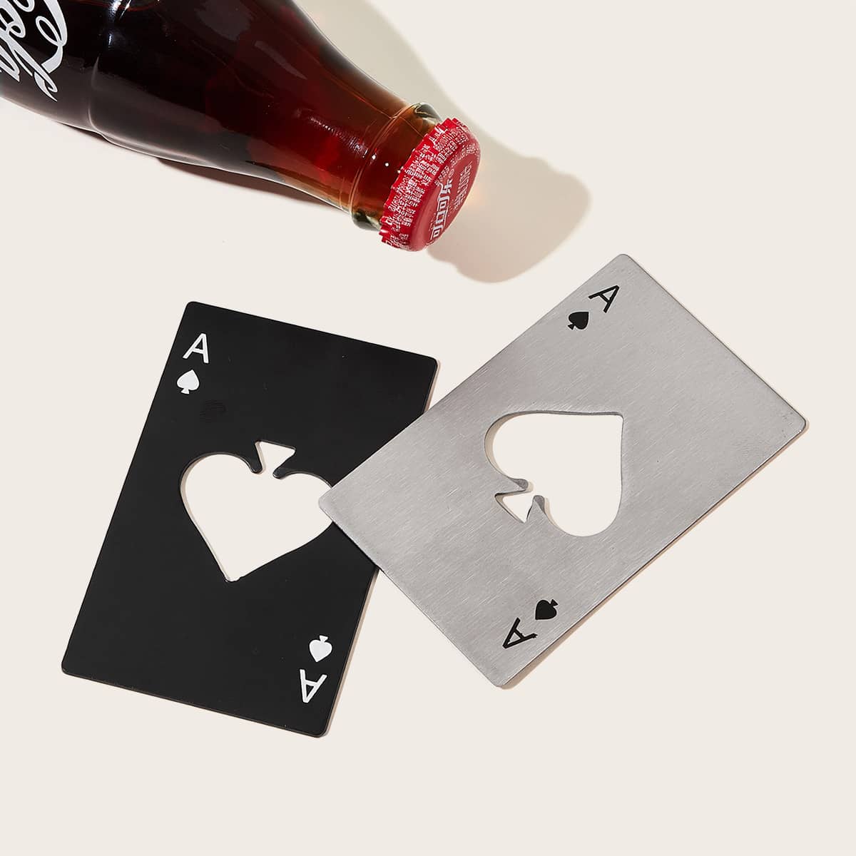 

1pc Playing Card Shaped Bottle Opener