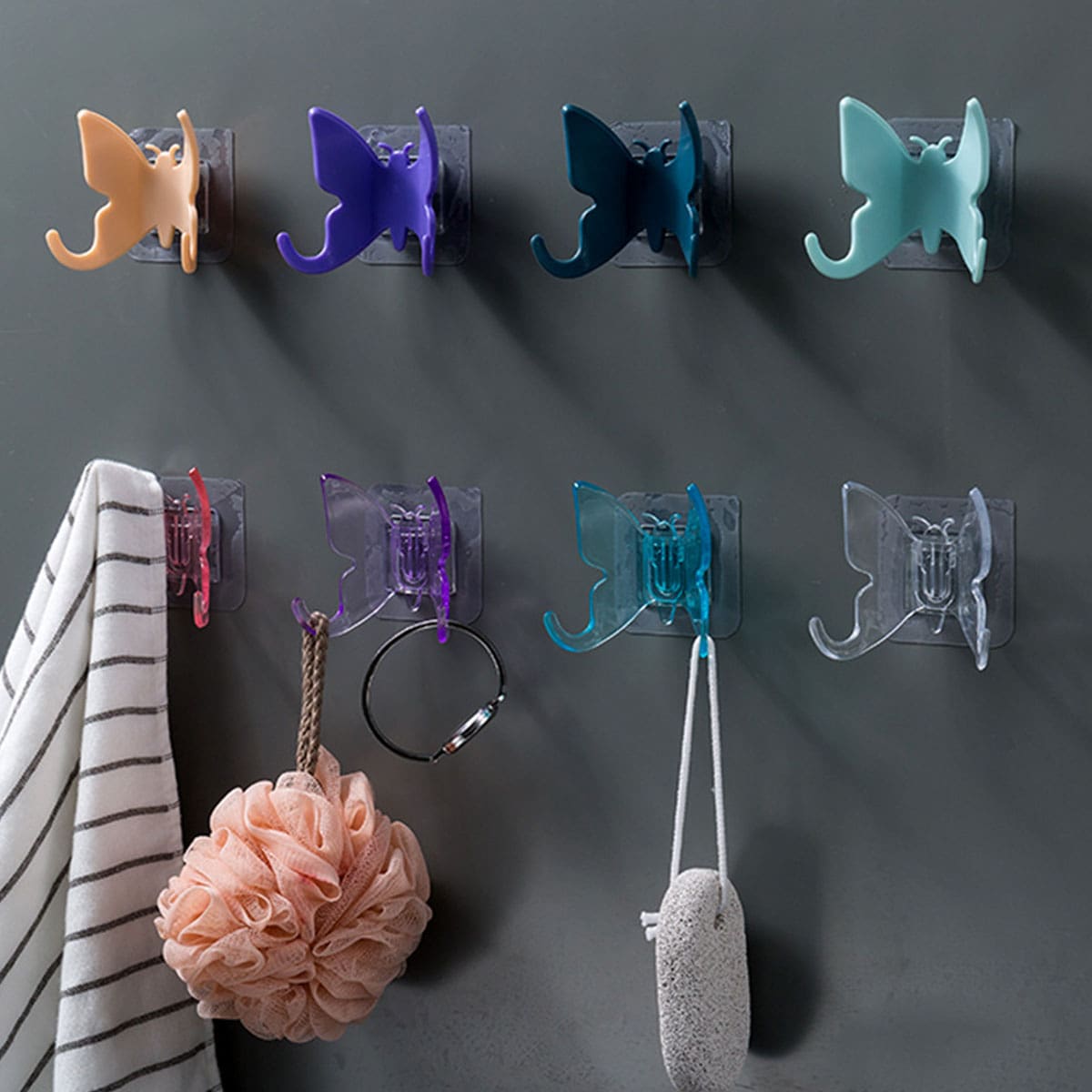 

1pc Random Butterfly Shaped Wall Sticker Hook