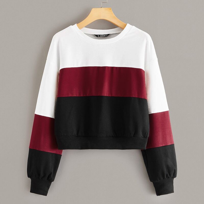 

Cut And Sew Pullover, Multicolor