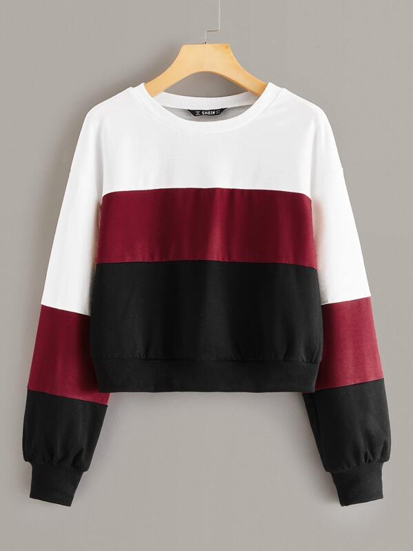 

Cut And Sew Pullover, Multicolor