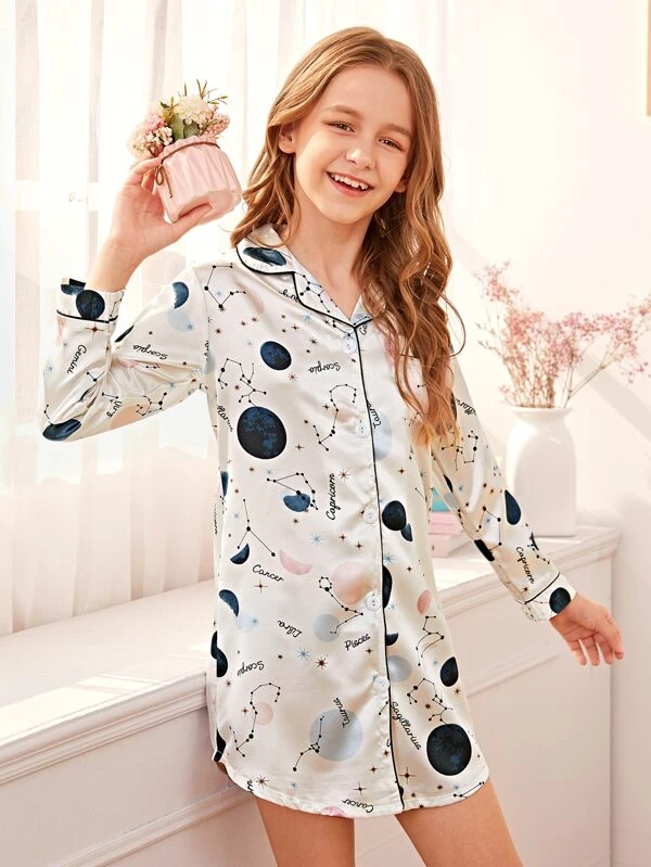 button up nightdress