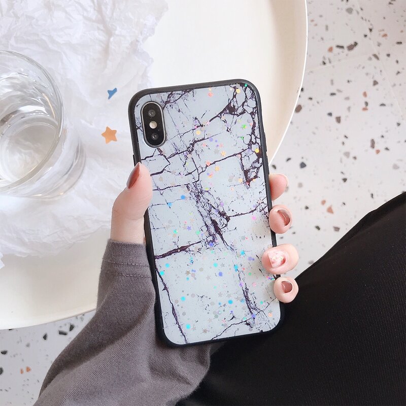 

Marble Pattern iPhone Case, Multicolor