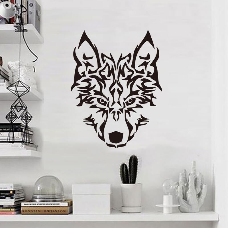 

Wolf Print Wall Sticker