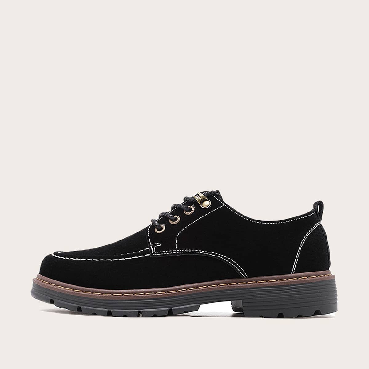 

Guys Lace-up Suede Dress Shoes, Black