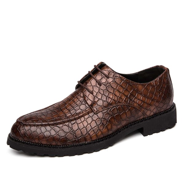 

Men Croc Embossed Dress Shoes