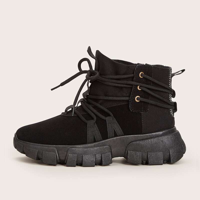 

Guys Lace-up Hiking Boots, Black