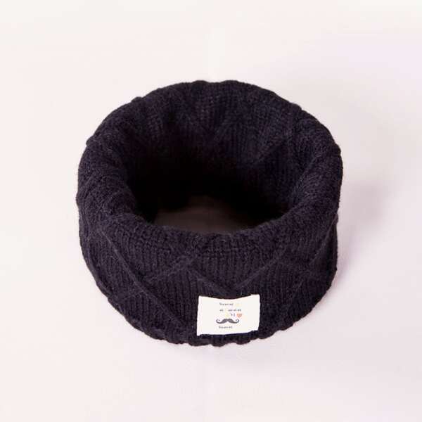 

Toddler Kids Knit Ring Scarf