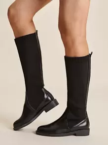 mid calf sock boots