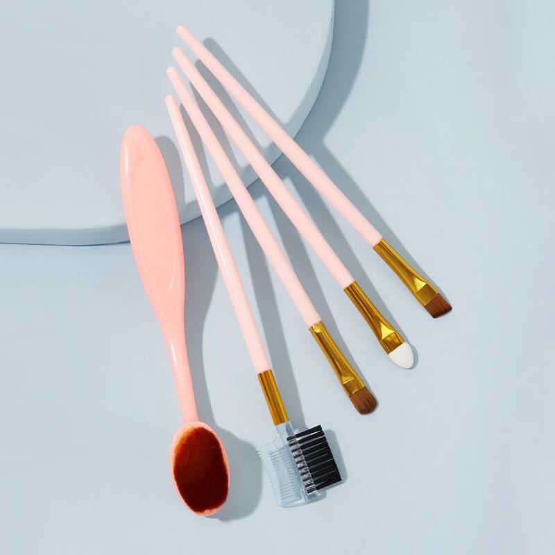 

5pcs Lash and Brow Comb Brush Set, Pink