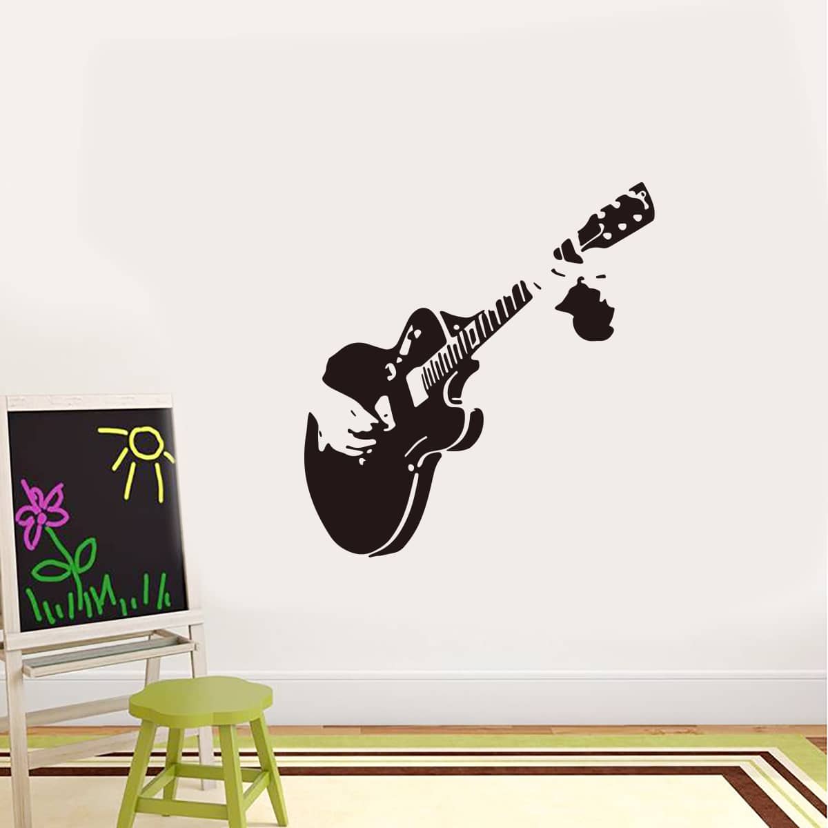 

Guitar Print Wall Sticker