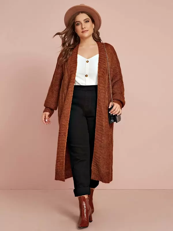 shein plus size cardigan