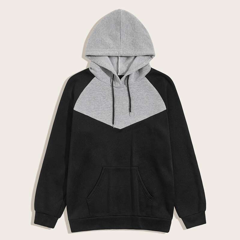 

Guys Two Tone Kangaroo Pocket Drawstring Hoodie, Multicolor