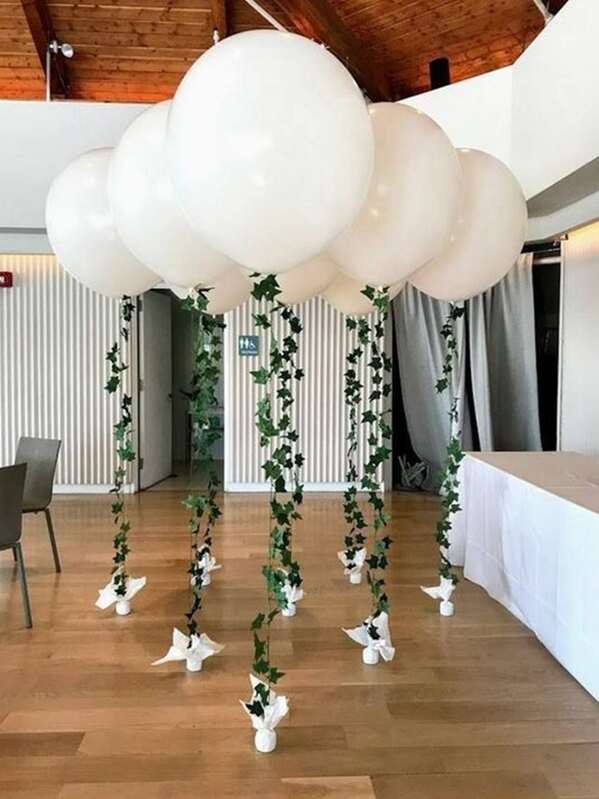 

1pc Decorative Vine & Balloon, Multicolor