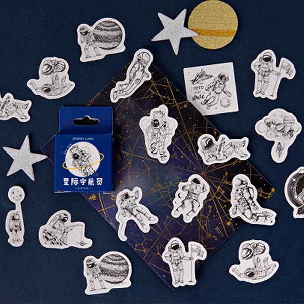 

45pcs Astronaut Print Sticker