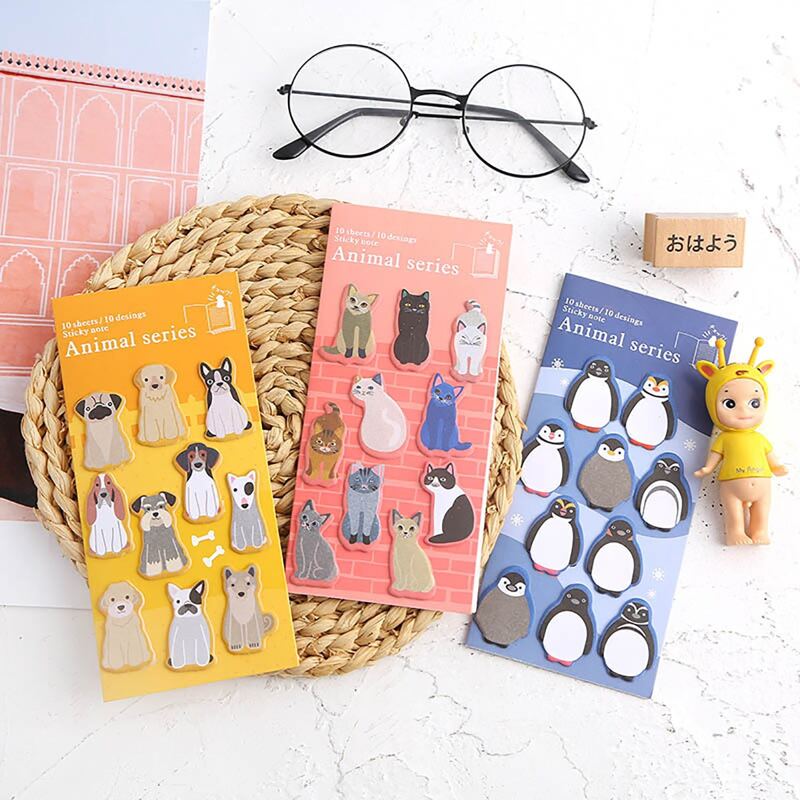 

10sheet Animal Design Sticky Note