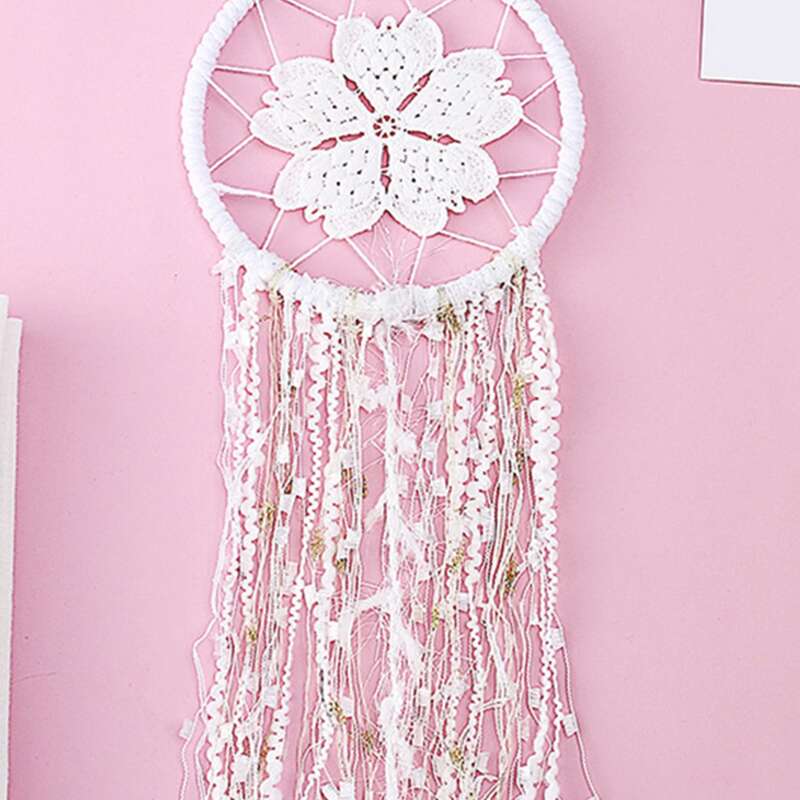 

Flower Woven Dream Catcher