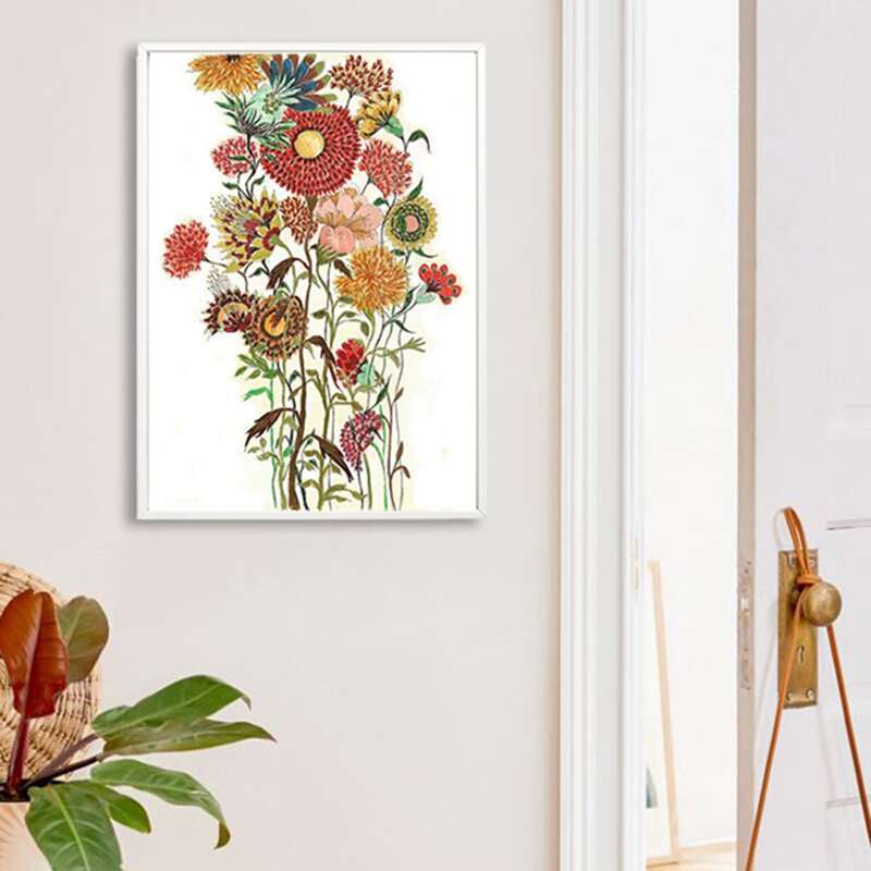 

Floral Wall Art Print Without Frame