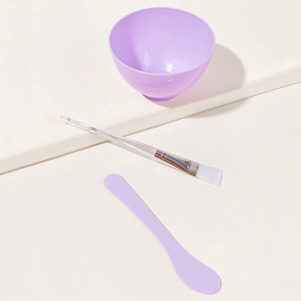 

3pcs Mask Bowl Set, Purple